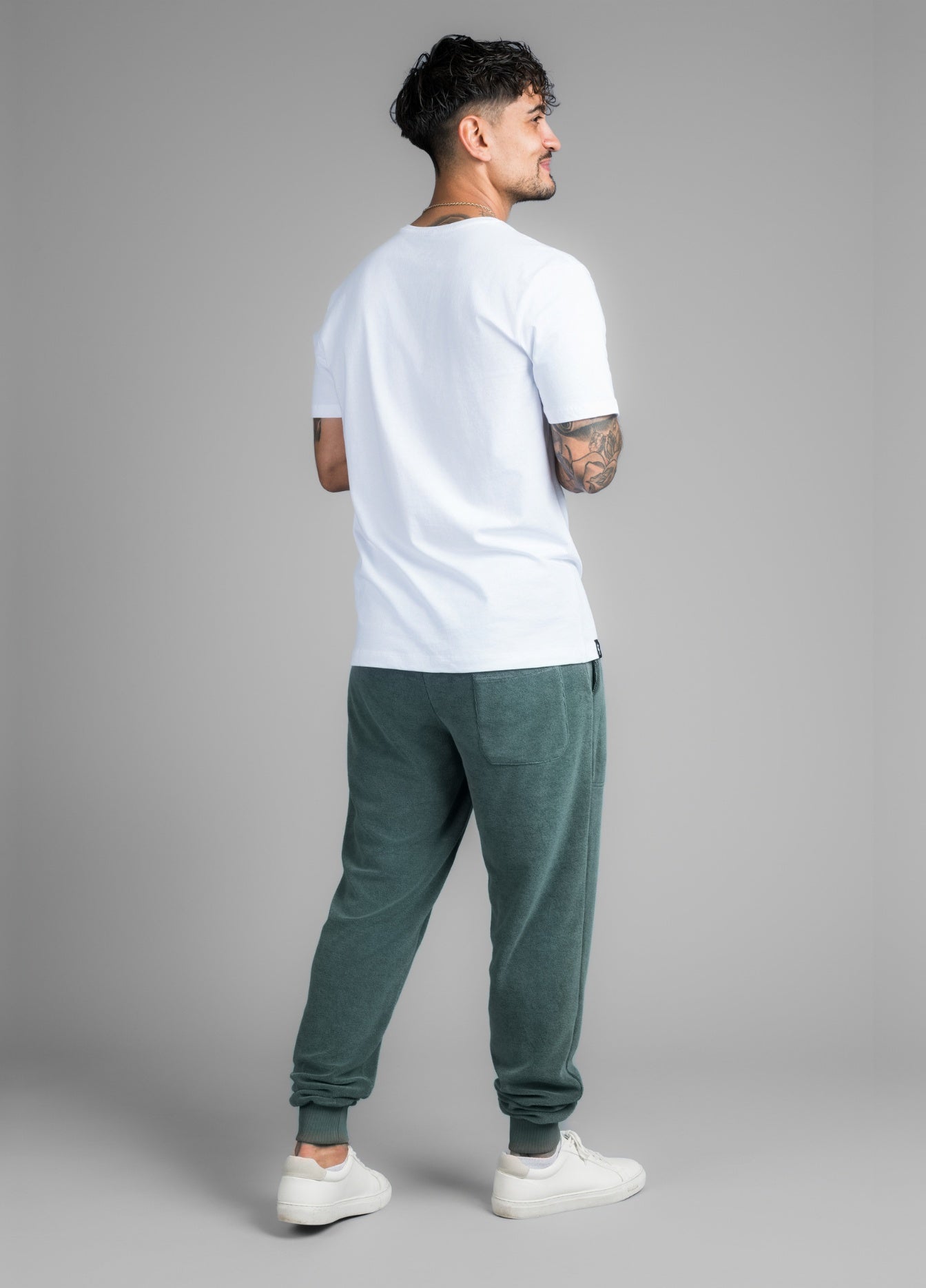 MALLARD GREEN TOWEL PANTS