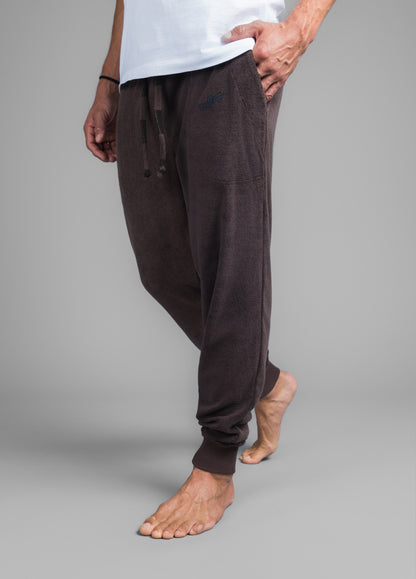CHOCOLATE PLUM TOWEL PANTS