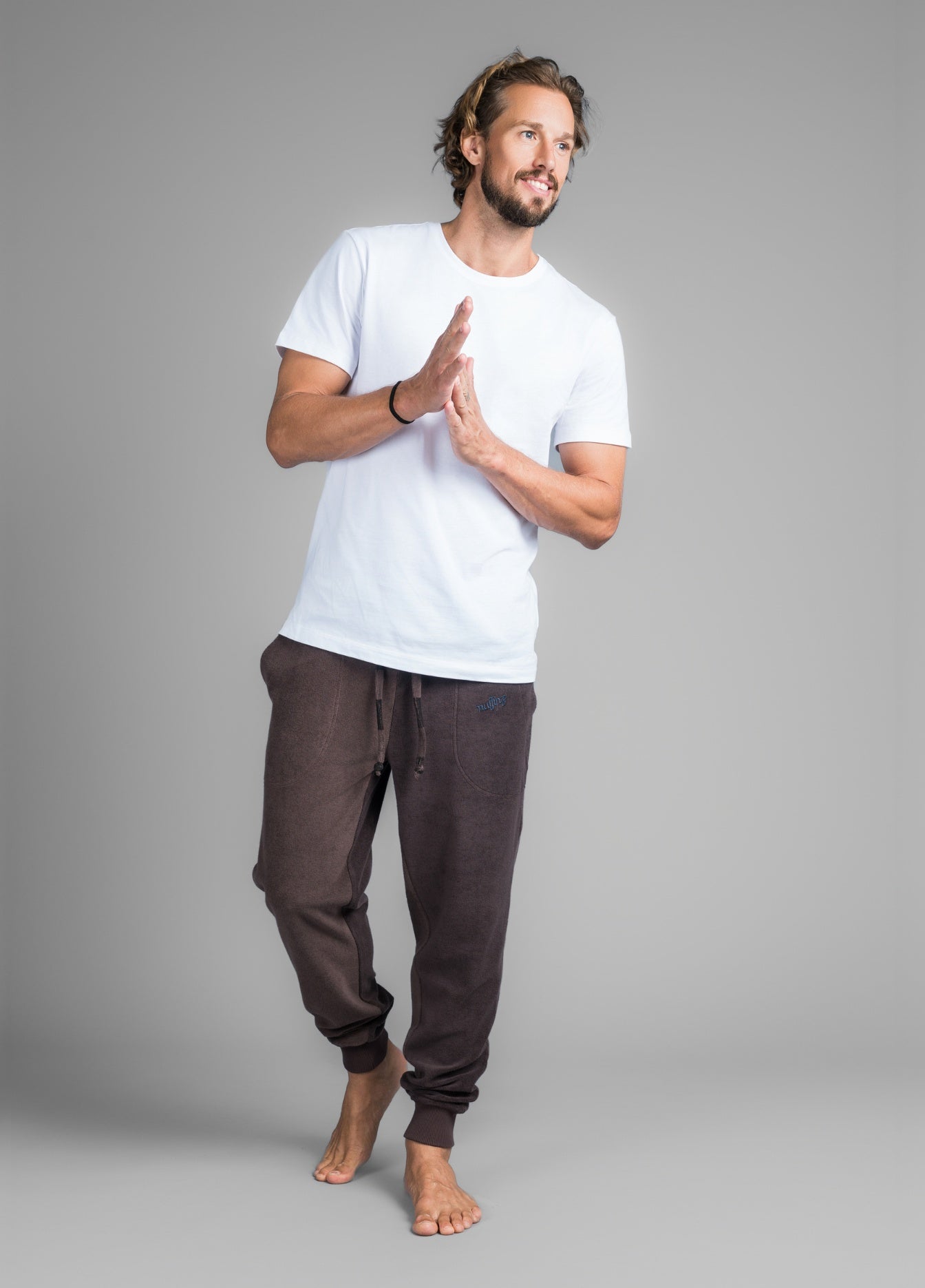 CHOCOLATE PLUM TOWEL PANTS