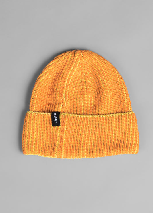 Orange Merino Cotton Beanie