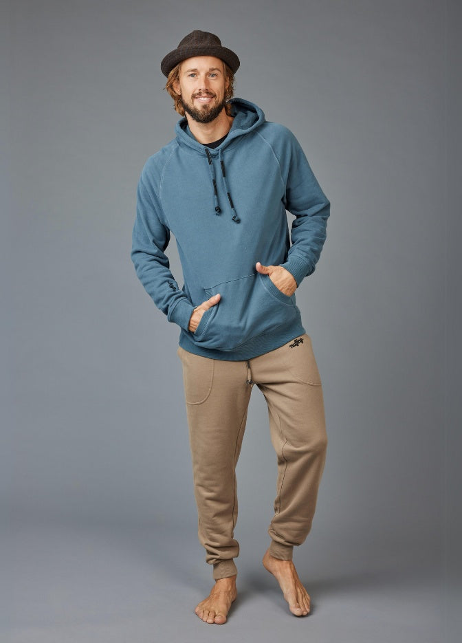 MIRAGE BLUE SOLID HOODIE