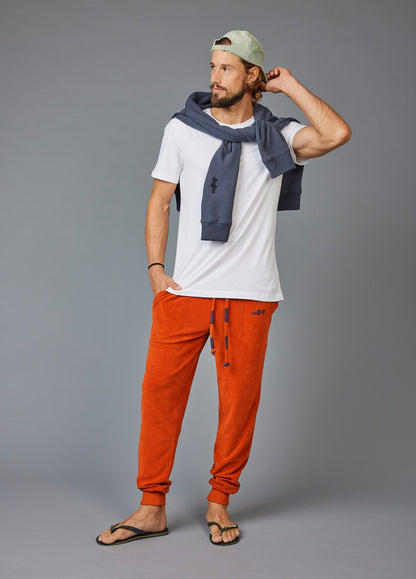 SPICE ORANGE TOWEL PANTS